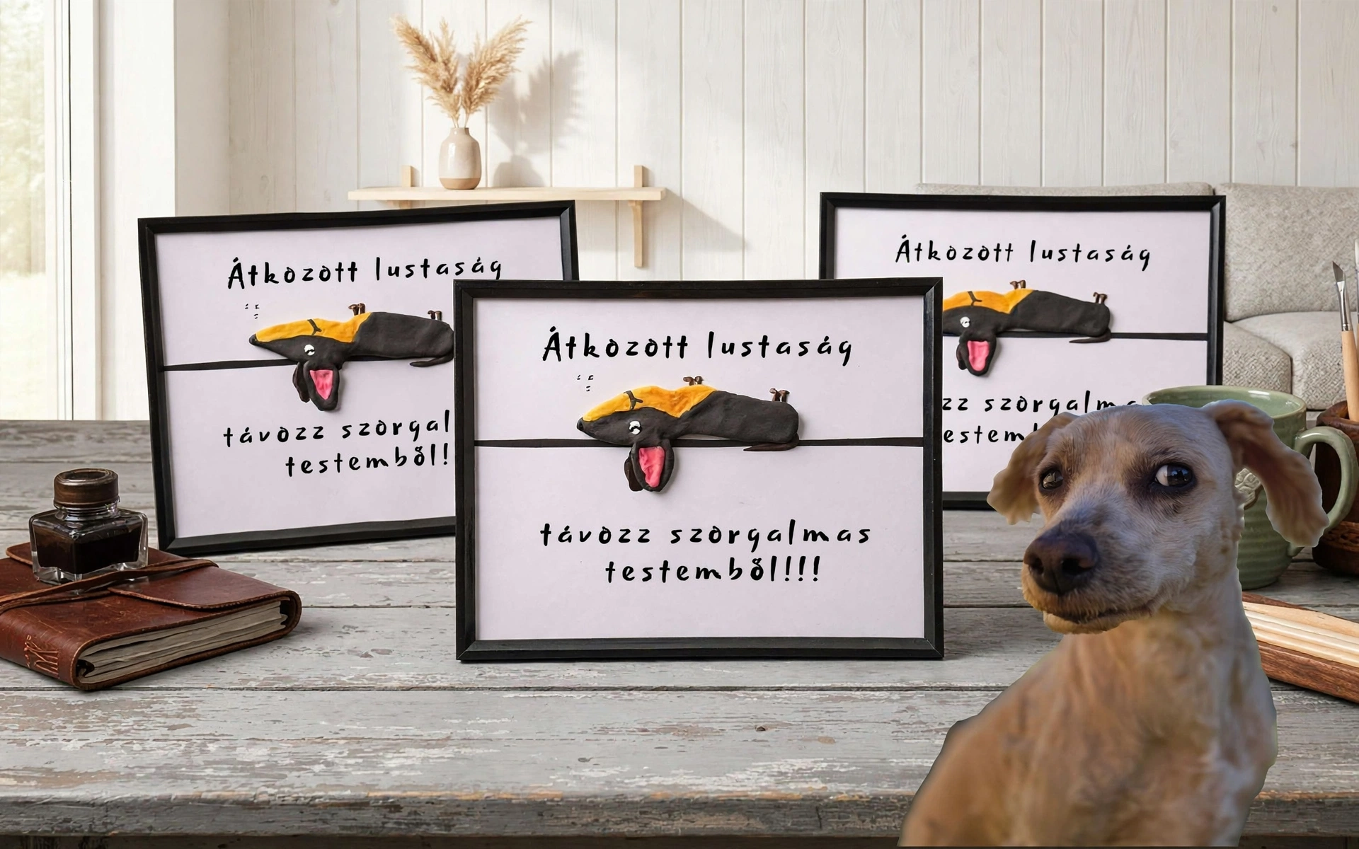 Vicces képek keretben