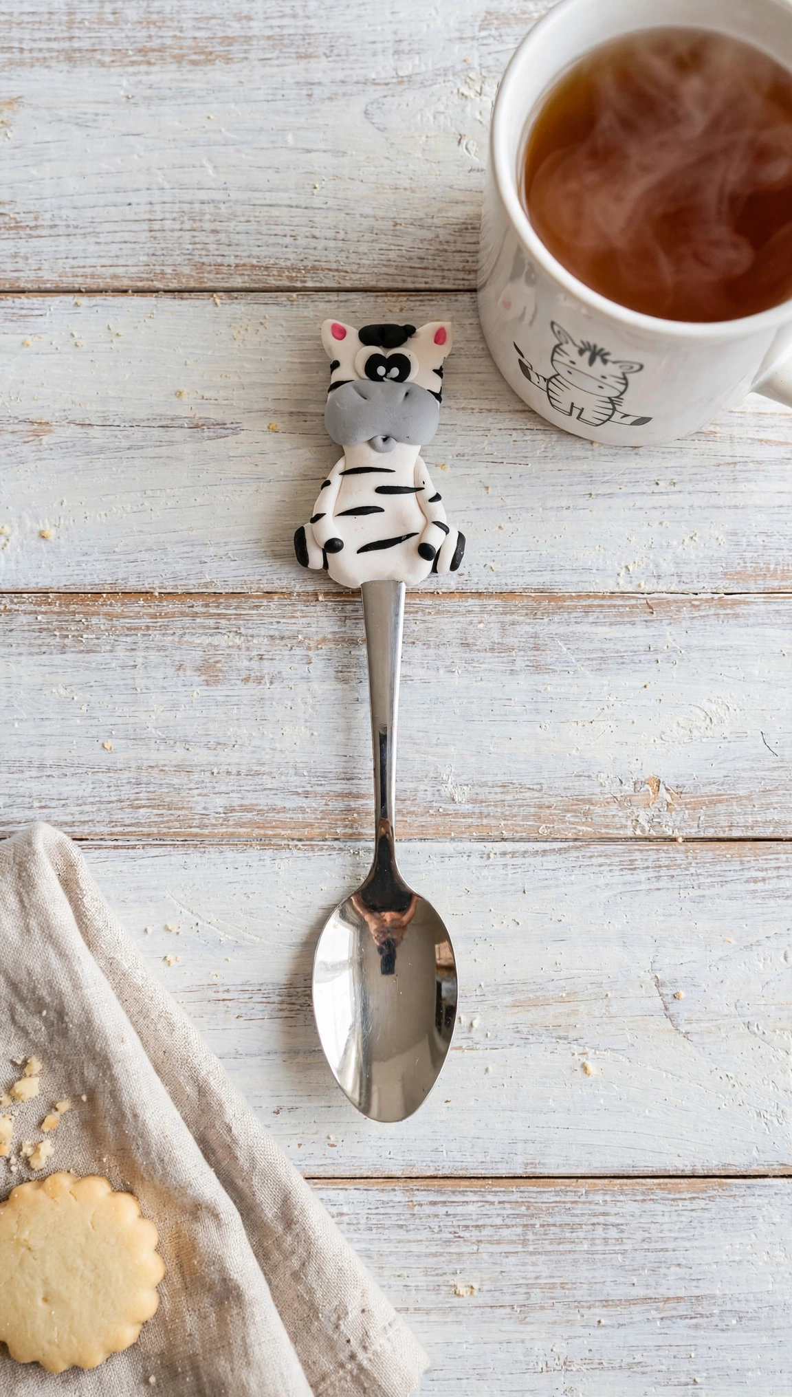 Zizi zebra-a csíkos reggeliőr gyurma kanál